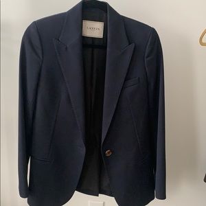 Lanvin wool peak lapel blazer